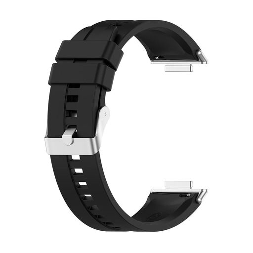 [SOOYEEH]HUAWEI用WATCHFIT2用バンド交換バンドファーウェイ用WATCHFIT2用ベルトシリコン製柔らかい軽量装着簡単男女兼用10色可選(ブラック)