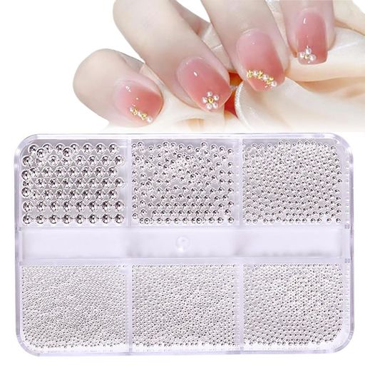 LISMYAKEYネイルパーツ金属パーツネイルパール球体3Dネイルパーツネイルアートネイルリシェネイルデコ..