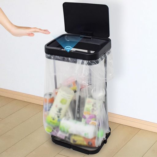 HEGEED【自動センサー】ゴミ袋ホルダー20L~90L対応ゴミ袋スタンド自動センサー自動ゴミ箱電池式ダストボックスふたつき分別開けっぱなしセンサー式レジ袋スタンド幅25CMx奥行き20.5CMx高さ49… HEGEED【自動センサー】ゴミ袋ホルダー20L~90L対応ゴミ袋スタンド自動センサー自動ゴミ箱電池式ダストボックスふたつき分別開けっぱなしセンサー式レジ袋スタンド幅25CMx奥行き20.5CMx高さ49…