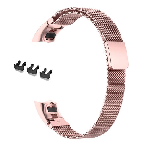 HUAWEI用HONORBAND5用バンドHONORBAND5用交換バンドステンレス製金屬ベルト5色可選SOOYEEHミラネーゼループビジネス風裝著簡単マグネットロック(ローズピンク) HUAWEI用HONORBAND5用バンドHONORBAND5用交換バンドステンレス製金屬ベルト5色可選SOOYEEHミラネーゼループビジネス風裝著簡単マグネットロック(ローズピンク)