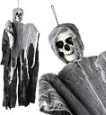 ハロウィン飾り吊り下げお化け屋敷ドクロ髑髏骸骨ドクロハウスハンギング幽霊シミュレーションリアル肝試し吊り下げ怖い吊物大きいパーティー装飾コスプレデコレーションハ...