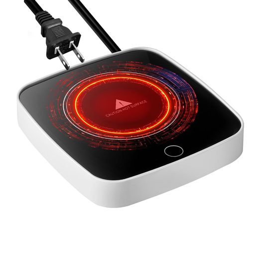 「青40°C/紫50°C/赤55°C」MACOLAUDERカップウォーマー8時間自動オフ機能付きデスクカップヒーター保温..