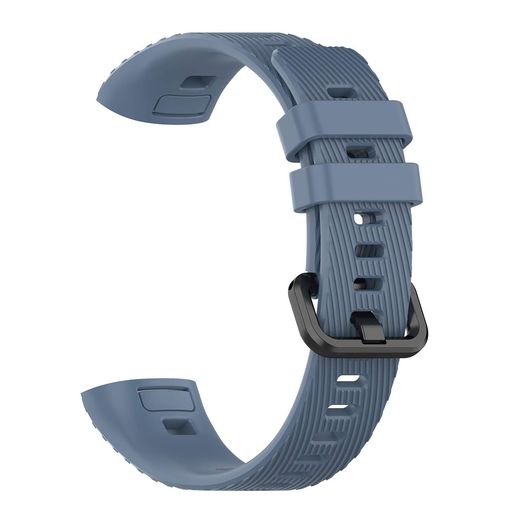 HUAWEI用Band3/Band3Pro/Band4Pro用バンドSOOYEEHシリコン製ストラップ交換バンド柔らかいスポーツ交換用ベルト耐衝撃防汗(薄いブルー)