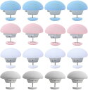 JUTOSU布団クリップシーツクリップ布団固定器ベッドシートファスナー固定ピン固定器掛け布団クリップずれ防止滑り止めシーツズレ防止きのこ型ピンワンタッチロック16個セット4色(3)