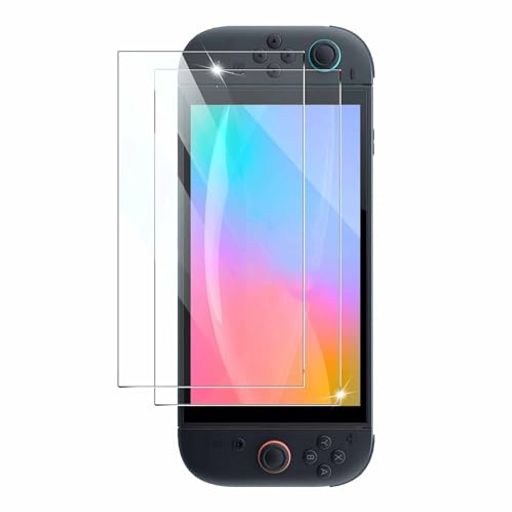 Nutmeg【2枚セット】Switch2用のガラスフィルムスイッチ2保護フィルム日本旭硝子素材硬度9H気泡ゼロ高透過率飛散防止耐衝撃指紋防止