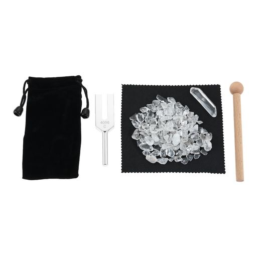 【セット内容】音叉4096Hz*1、浄化用天然水晶*1、水晶さざれ(白)*1、ラバーマレット*1、クリーニング布*1、専用収納ポーチ*1 【プレミアム品質】高品質のアルミ合金で作られ、優れた光沢、高貴な外観だけでなく、デザインは美学と快適さを完璧に兼ね備えており、人間工学に基づいたハンドルは持ちやすくなっています。 【浄化や集中力アップ】「天使界の扉を開く」とも言われる4096hzの高周波と天然水晶の振動が組み合わさせ、空間の浄化や心身の修復を促進します。その澄みきった音色により、瞑想、ヨガなど集中できます。 【精度】構築は厳格な品質管理に基準されるので、4096Hzのクリスタルチューナーは高精度で、音叉の周波数を正確に測定できます。音の調和を追求するための頼りになるツールです。 【使用シーン】瞑想、就寝前、休憩、ヨガ、リラックス、ストレス解消、音楽の創作、引き寄せの法則、物や空間の浄化に適用します。