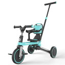 besrey三輪車子供用三輪車折りたたみかじとり手押し棒5in11歳2歳3歳ランニングバイク自転車乗用玩具幼児用キッズバイクプレゼントおもちゃお祝いギフトグリー...