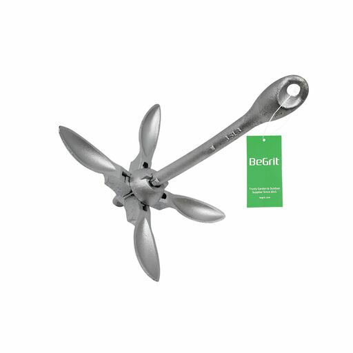 BeGritシルバーアンカーカヤックカヤックアンカー船釣りアンカーシーアンカーSUP錨アンカーゴムボート..