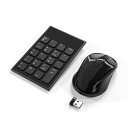 ワイヤレステンキーとマウスセット、2.4G無線19キーワイヤレステンキーボードとマウスセットはラップトップ、デスクトップPC、ノートブックに対応可能です。ただ一...