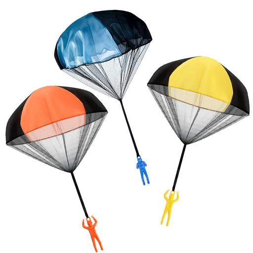 おもちゃ手投げミニパラシュート子供の日ゲームアウトドア手投げパラシュートキッズ公園内室アウトドア復活祭人気ギフトクリスマスプレゼント外遊び空飛ぶ人気プレゼント(...