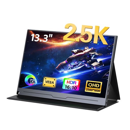 MAYFEE!モバイルモニター13.3インチ2.5K、QHD2560x1600HDRIPS液晶パネルは72%NTSCVESA対応ラップトップPCPS5/4XBOXなどと対応のあるHDMIポートします MAYFEE!モバイルモニター13.3インチ2.5K、QHD2560x1600HDRIPS液晶パネルは72%NTSCVESA対応ラップトップPCPS5/4XBOXなどと対応のあるHDMIポートします