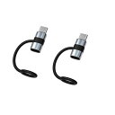 YFFSFDCLightningtoTypeC変換アダプター2個セットTypeCtoライトニング変換アダプタ60WPD急速充電高速データ転送(イヤホン対応不可)...