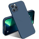 iPhone13Proケースシリコン耐衝撃アイフォン13Proカバー液体シリコンファッション米軍MIL規格ポータブル薄型軽量ストラップホール付きマット感人気指紋防止レンズ保護ソフトワイヤレス充…