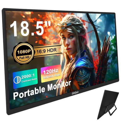 Tpsmtdis18.5インチポータブルモニター、ラップトップモニター120Hzトラベルゲームモニター、400NitsHDRFHDプラグアンドプレイデュアルスピーカー、PC、タブレット、Mac、Xbox、PS3/4/5用の外部ス… Tpsmtdis18.5インチポータブルモニター、ラップトップモニター120Hzトラベルゲームモニター、400NitsHDRFHDプラグアンドプレイデュアルスピーカー、PC、タブレット、Mac、Xbox、PS3/4/5用の外部ス…