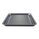 アイメディアグリルトレーワイドサイズグリルプレート魚焼き器魚焼きグリル調理トレー合金鋼シルバー長方形トースターダイヤモンドコートフッ素コートIH対応ガス火対応お...
