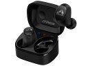 JVCケンウッドVICTORHA-FX550T-BワイヤレスイヤホンBLUETOOTHVER.5.3ノイズキャンセリングハイレゾLDAC対応マイク付き外音取り込み防水低遅延アプリ対応合計21時間再生小型軽量ブラック