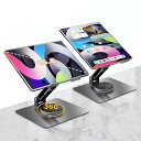 IPADスタンドタブレットスタンド全身合金製モバイルモニタースタンドスマホスタンド卓上最大15.6インチに対応スタンド折りたたみ式角度自由調整コンパクト滑り止め安定性拔群置き台テ…(2)