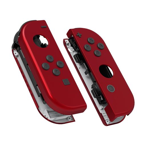 eXtremeRateジョイコンswitchとswitch有機elに対応用ハンドヘルドコントローラーハウジングケース、スイッチジョイコンに対応用交換シェルフルセットボタン付き、ジョイコンに対応用DIY交換…
