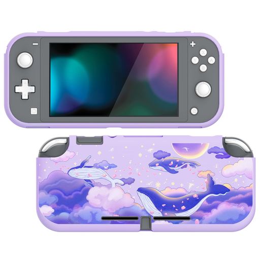 PLAYVITALSWITCHLITEに対応するカスタム保護ケース(ソフト)、SWITCHLITEに対応用ケースカバー(ソフト)【クジラのドリーム】
