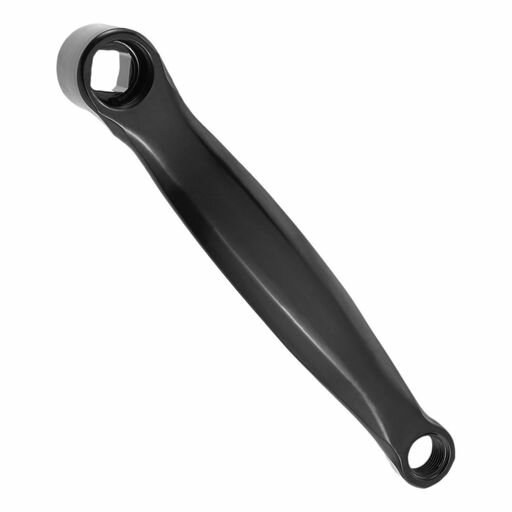 自転車クランクアーム 170MM 左側 シングル 方形穴シルバー マウンテンバイクブラック シングルクランク クランク アルミ合金