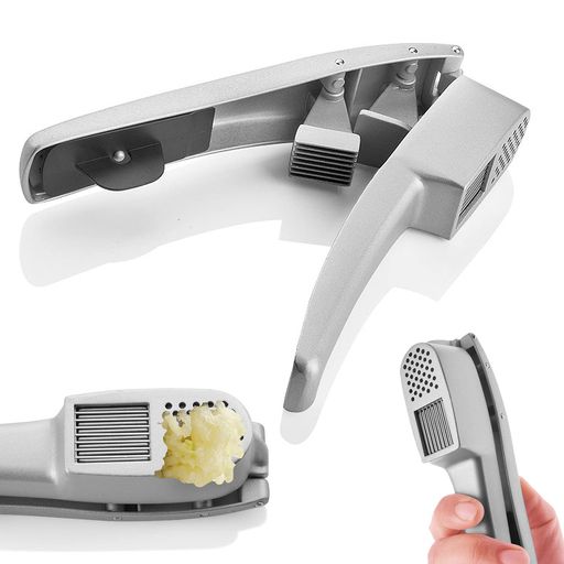 CMDにんにくつぶし器ニンニクつぶし器ステンレス鋼防錆高耐久お手入れ簡単滑り止めハンドル付き手作業..