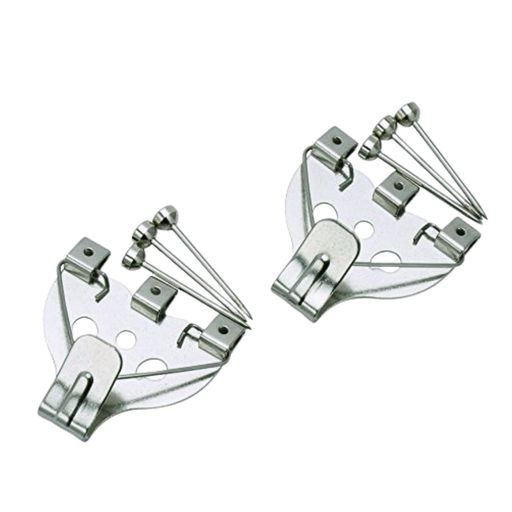 福井金属工芸(Fukuikinzokukogei)石膏ボード・木壁対応落下防止機能付セフティステンレスXフック大2個入S4006-2