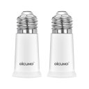 DICUNO E26→E26 口金延長アダプター E26 延長ソケット 約5CM延長する 難燃性材料PBT 2個セット