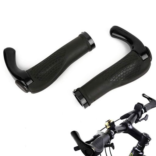 Taidda-滑り止めダブルロック設計高強度取り付けが簡単な自転車ハンドルバーグリップキット、マウンテ..