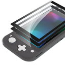 eXtremeRateSwitchLiteに対応用ブラックボーダー透明なHDクリアセーバー保護フィルム、SwitchLiteに対応用強化ガラススクリーン保護フィ...