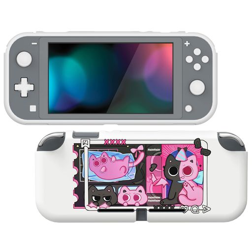 PLAYVITALSWITCHLITEに対応するカスタム保護ケース(ソフト)、SWITCHLITEに対応用ケースカバー(ソフト)、可愛い猫ちゃん【PP&VV】
