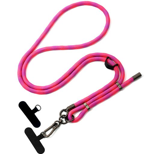 [Qunkmiru]スマホショルダー【ストラップホルダー2枚】スマホストラップアウトドア携帯ストラップ斜めがけ肩掛け首掛け太め落下防止調節可能全機種対応