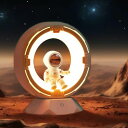 ILLUMYNナイトライト子供用宇宙飛行士宇宙ナイトライトランプ9段階の冷温ライト充電式調光可能タップタッチ常夜灯子供幼児寝室ベッドサイドリビングルームデスクト...