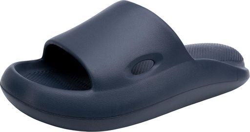 [Alvisto]理学療法士推奨スリッパ室内サンダル4cm超厚底エアースリッパルームシューズレディースメンズベランダバストイレ超軽量静音防滑柔らか抗菌防臭EVAairslippersネイビー26.0-27.0cm