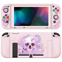 PLAYVITALZEALPROTECTNINTENDOSWITCHに対応用ソフト保護シェル、SWITCHに対応用フレキシブル保護カバー、スクリーン保護フィルム&サムグリップキャップ&ABXY方向ボタンキャップ付き【セレスチャル…(2)