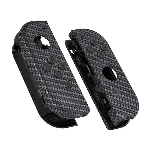 eXtremeRateジョイコンに対応用DIY交換ケース、switchjoyconとswitch有機elモデルに対応用ハンドヘルドコントローラーハウジングケース、フルセットボタン付き、スイッチジョイコン対応用交換…