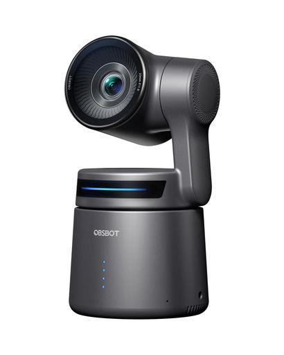 OBSBOTTailAirストリーミングPTZリモートIPカメラ4KUHDAI搭載人動物自動追跡レーザーAFマイク付きライブ配信映像動画会議撮影ウェビナーNDIRTSPVISCAOSC対応