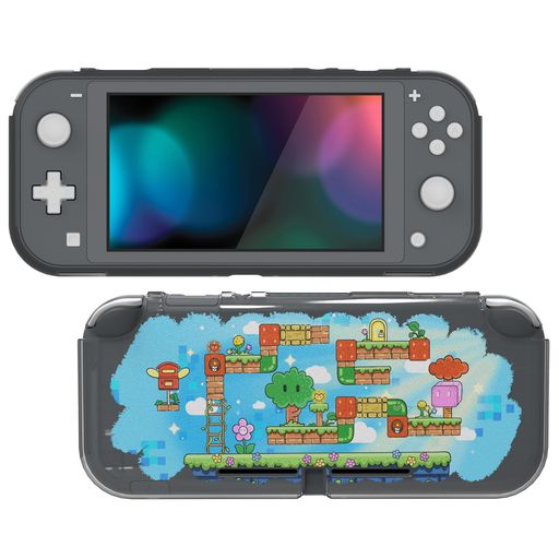 PLAYVITALSWITCHLITEに対応するカスタム保護ケース(ソフト)、SWITCHLITEに対応用ケースカバー(ソフト)、スイッチライト用保護カバー【ブロックアドベンチャー】