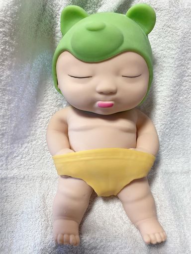 アグリーベイビーズビッグ25CMグリーン赤ちゃんスクイーズスクイーズ人形おもちゃスクイーズ玩具低反発耐久性伸縮性触感いいストレス解消減圧おもちゃ発散グッズ