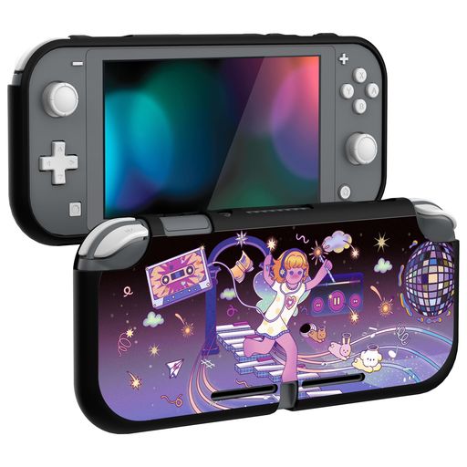 PLAYVITALSWITCHLITEに対応するカスタム保護ケース(ソフト)、SWITCHLITEに対応用ケースカバー(ソフト)【ダンシングノート】
