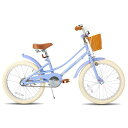 JOYSTAR子供用自転車12、14、16、18、20インチSTITCH前カゴベル補助輪付きキッズバイクバランス感覚お祝いプレゼントギフトかわいい女の子男の子ミ...