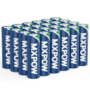 MXPOW充電池ニッケル水素電池単3充電電池1.2V3000MAH24本パック繰り返し使える単三電池充電式ニッケル水素充電池1200回充電可能
