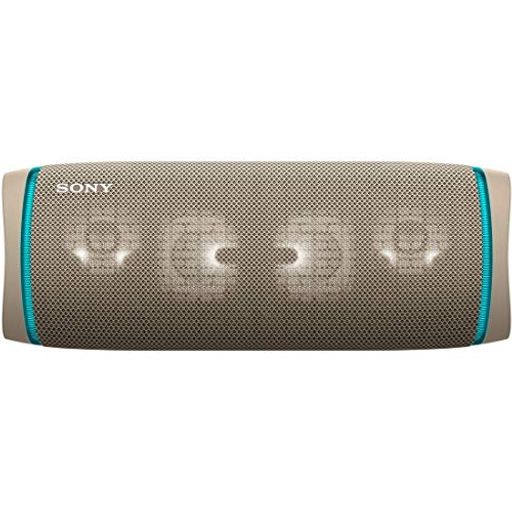 ソニーワイヤレスポータブルスピーカーSRS-XB43:防水/防塵/防錆/Bluetooth/重低音モデル/マイク付き/ライティング機能搭載/最大24時間連続再生2020年モデル/ベージュSRS-XB43C