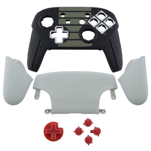 EXTREMERATEプロコンSWITCHに対応用オクタゴナルゲートスティックデザインハウジングシェル、パターン柄のSWITCHプロコンに対応用プロコンケース、プロコンカスタムパー-本体は付属していま…