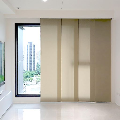 Augido、パネルカーテン、パネルスクリーン、間仕切り、40cmx5枚、幅145~180cmx