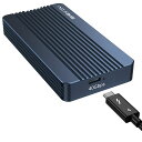 ACASIS40GBPS超高速M.2SSD外付けケースTHUNDERBOLT4/3USB4にのみ対応していま2280M-KEY/B+MKEYケースサイズをサポートエンクロージャ(2)