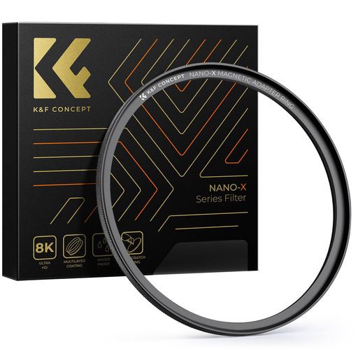 K&FCONCEPTステップアップリング72MM-77MM磁気アダプターリング72MMレンズに77MMマグネットフィルターを装着強い吸着力フィルタを快速に着脱可能アルミ合金製アダプターリングフィルター径変…