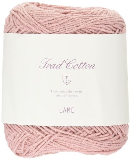 横田(Yokota)DARUMAトラッドコットンラメ毛糸合太Col.4ピンク系25g約92m01-3600