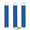 EONFINE電子タバコ使い捨てベイプ4500回吸引可能VAPE禁煙パイポグッズ水蒸気タバコ爆煙ニコチンタール無し青いりんご