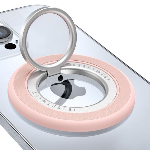 【両面マグネット・最強磁力】DesertWestスマホリングマグセーフリングmagsafe対応【レザー製・耐久強化版】磁気増強落下防止iphoneリングマグネット式携帯リング