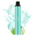 電子タバコ使い捨てVAPEシーシャーベイプ爆煙水蒸気タバコ禁煙電子たばこニコチン0タール0LEDライト付きARASHI(グリーンアップル1個)